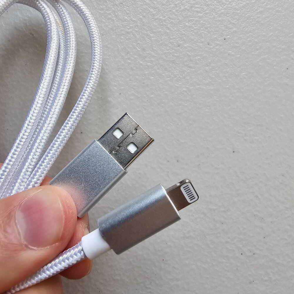 Cordzilla 10ft Rapid Charge Micro USB-A to 8-Pin Cable Compatible w iPhone iPad